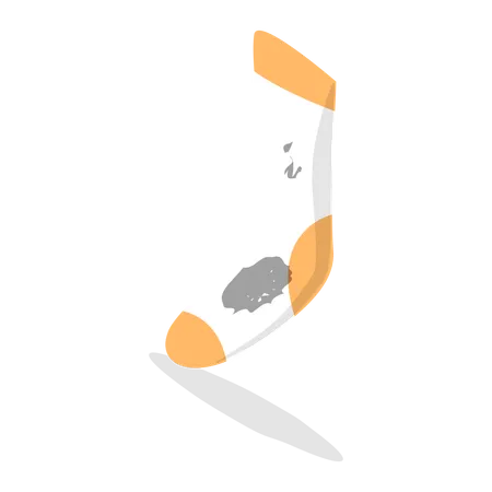 Dirty sock  Illustration