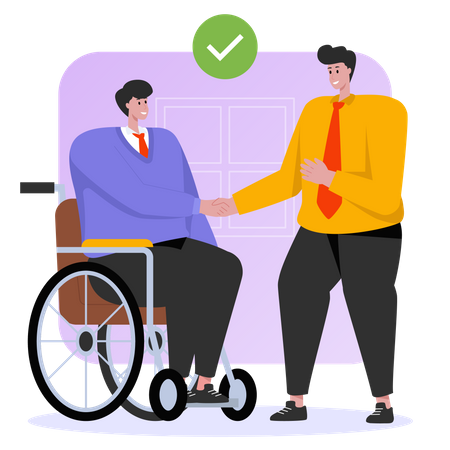 Disability Employment Illustration