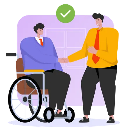 Disability Employment Illustration