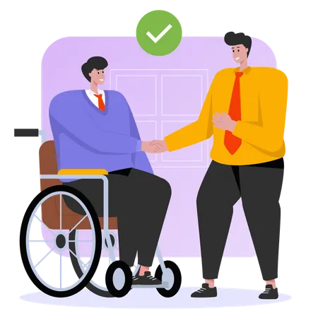 Disability Employment  Illustration