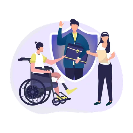 Disability insurance  Illustration