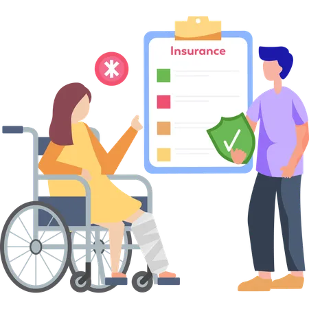 Disability Insurance  Illustration