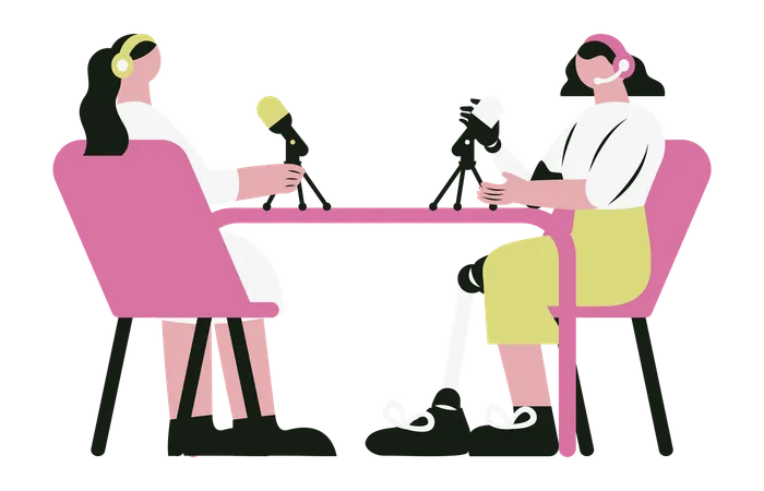 Disability Podcasts  Illustration
