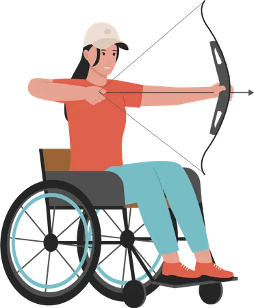 Disable female playing archery  Illustration