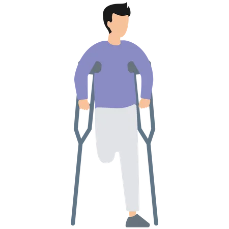 Disable man Illustration