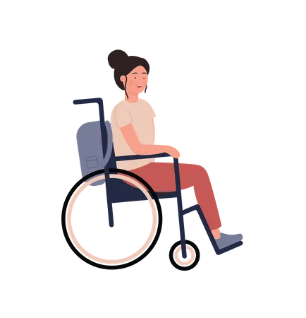 Disabled People  Illustration