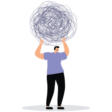 Disappointed work  Illustration