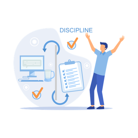 Discipline work  Illustration