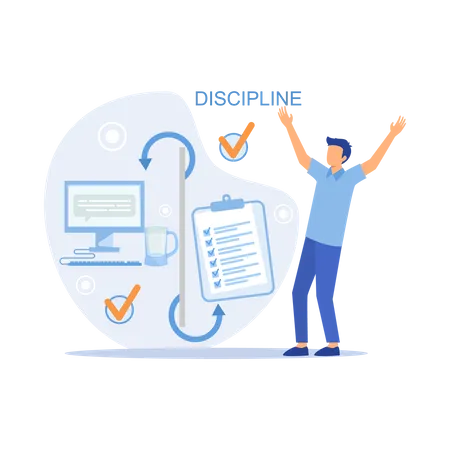 Discipline work  Illustration