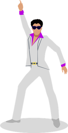 Disco Dancer  Illustration