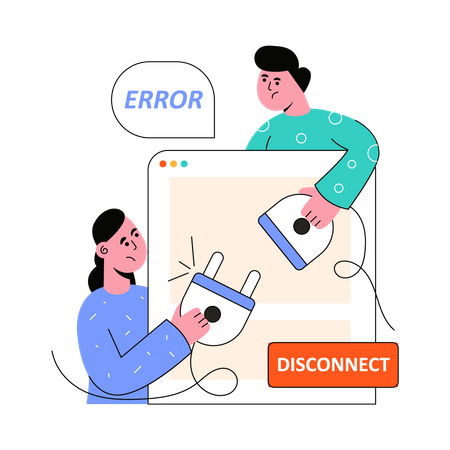 Disconnect  Illustration