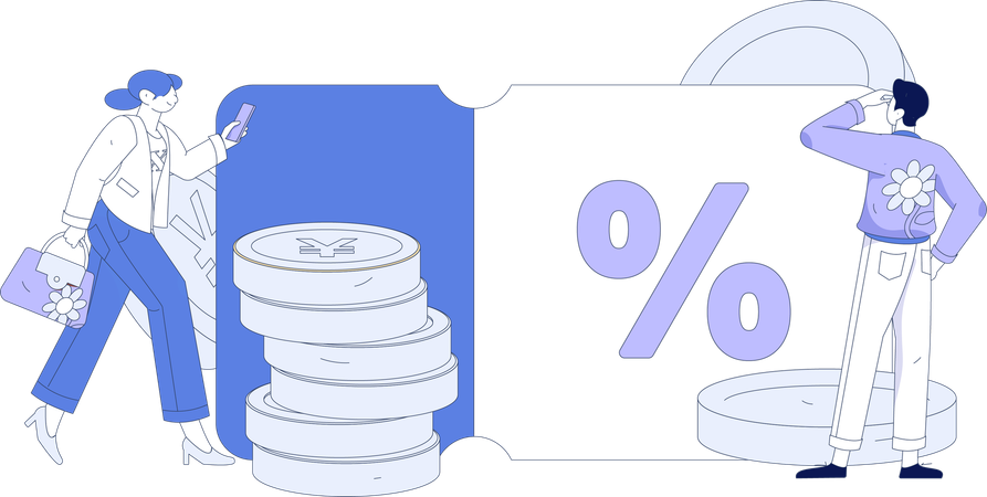 Discount coupon  Illustration