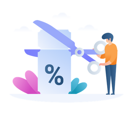 Discount Coupon Illustration