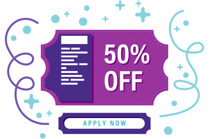 Discount coupon  Illustration