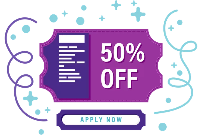 Discount coupon  Illustration