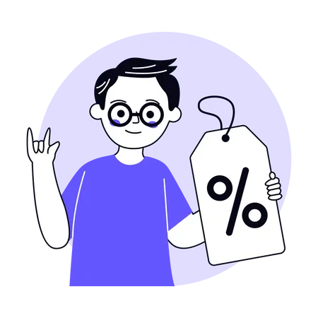 Discount coupon  Illustration