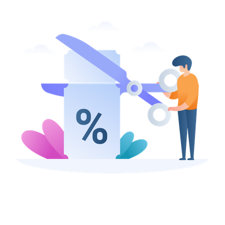 Discount Coupon  Illustration