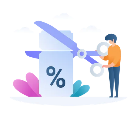 Discount Coupon  Illustration