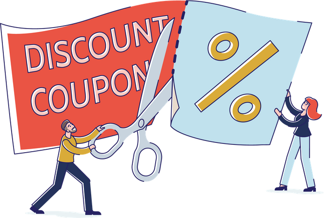 Discount coupon  Illustration