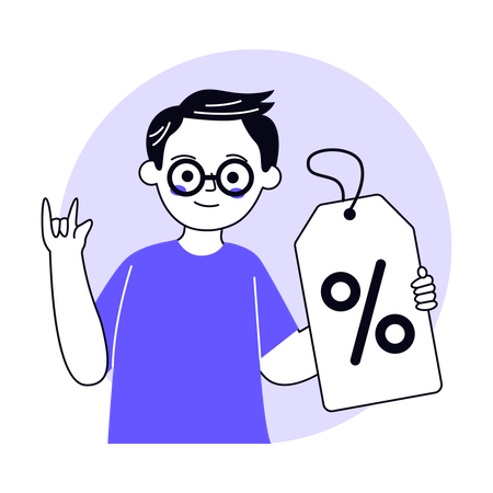 Discount coupon  Illustration