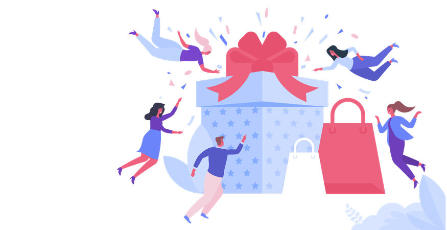 Discount Marketing  Illustration