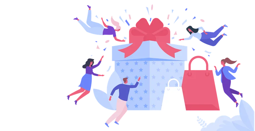 Discount Marketing  Illustration