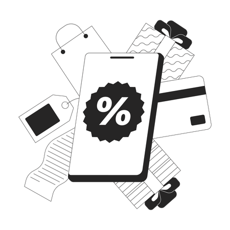 Discount marketing  Illustration