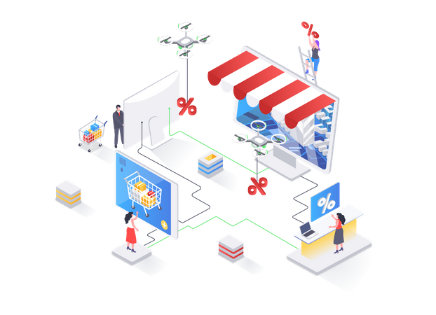 Discount of goods  Illustration
