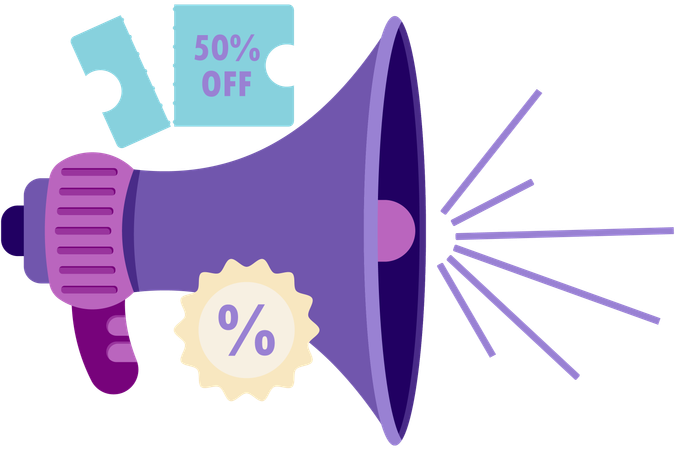 Discount promotions  Illustration