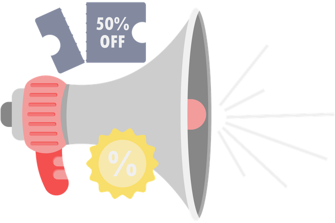 Discount promotions  Illustration