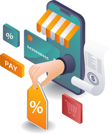 Discount Promotions for Online Shopping in E-commerce Markets  Illustration