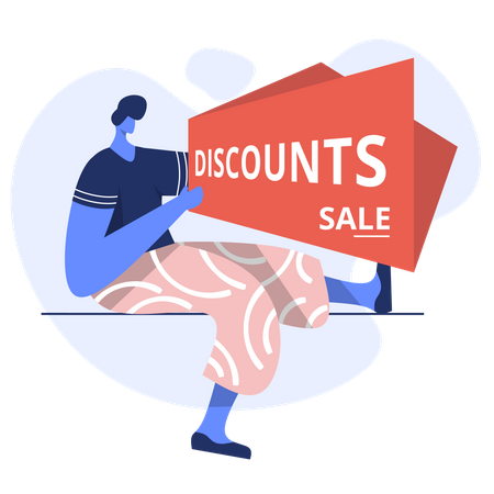 Discount sales  Illustration