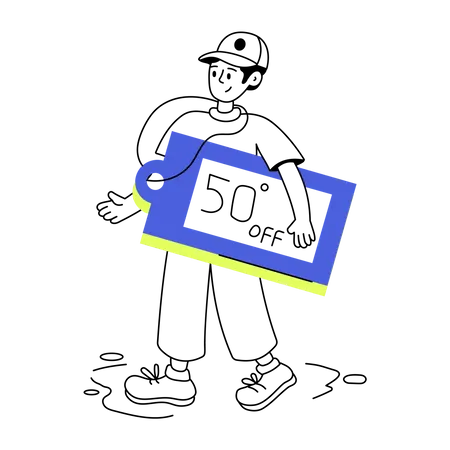 Discount Tag  Illustration