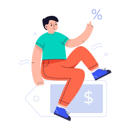 Discount tag  Illustration