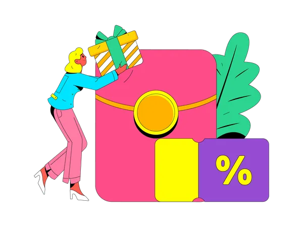 Discount Voucher  Illustration