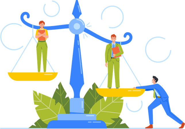 Discrimination In Corporation  Illustration