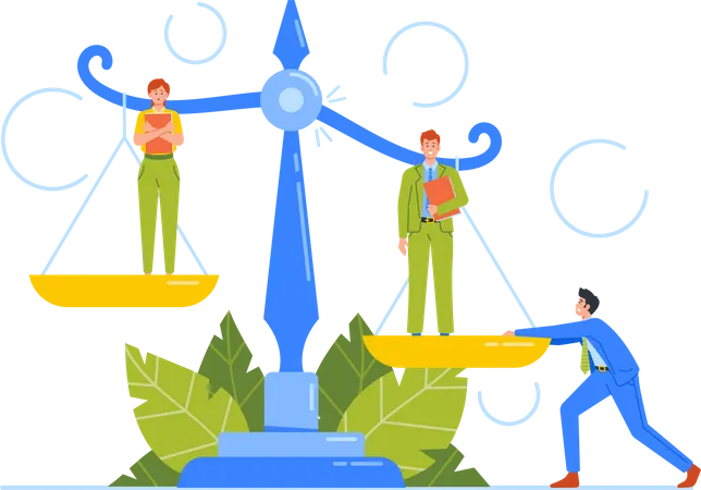 Discrimination In Corporation  Illustration