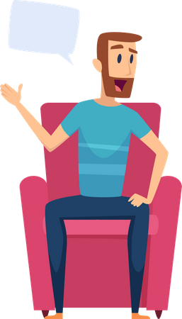 Discurso masculino  Ilustración