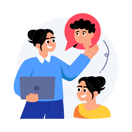 Discusión en equipo  Illustration