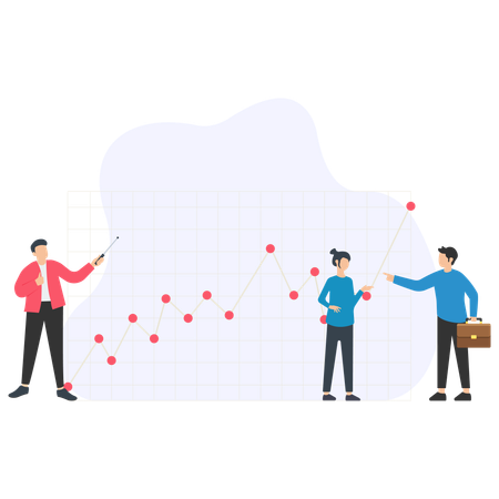 Discusión financiera  Ilustración