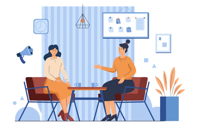 Discuss With Customers Illustration