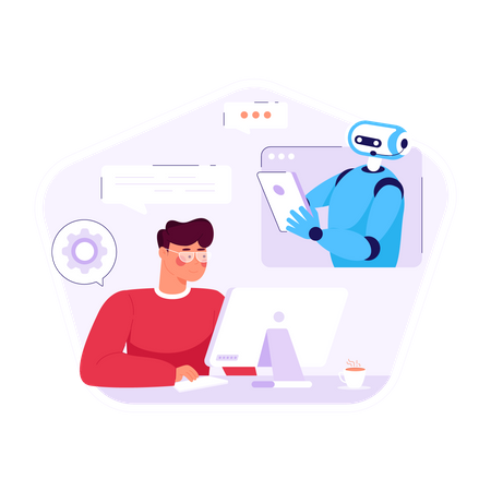 Discussion automatique  Illustration