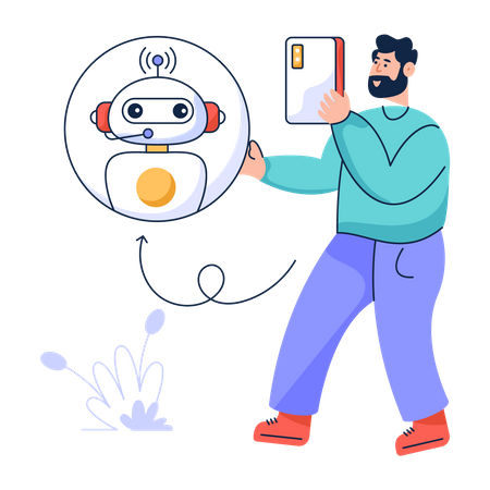 Discussion automatique  Illustration