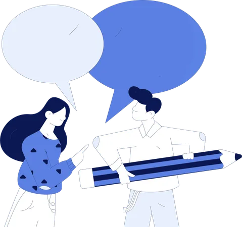 Discussione d'affari  Illustration