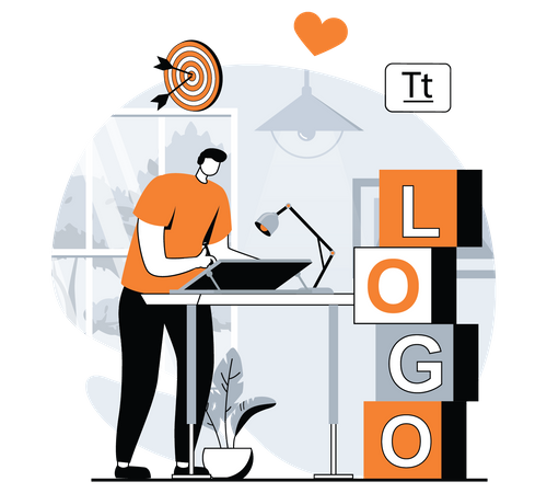 Diseño de logo  Ilustración
