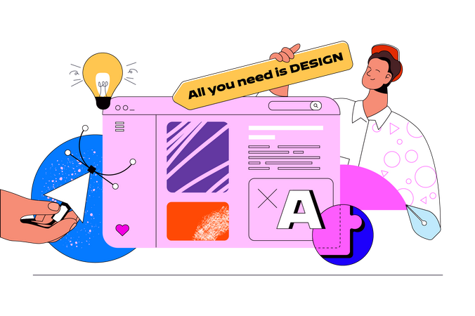 Diseño web  Illustration