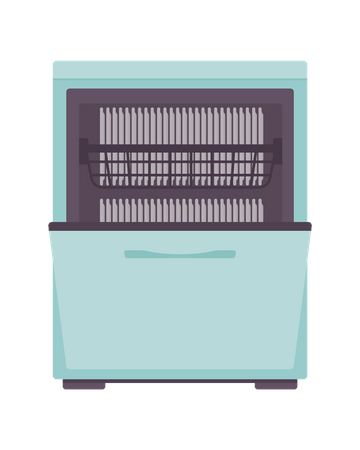 Dishwashing machine  Illustration