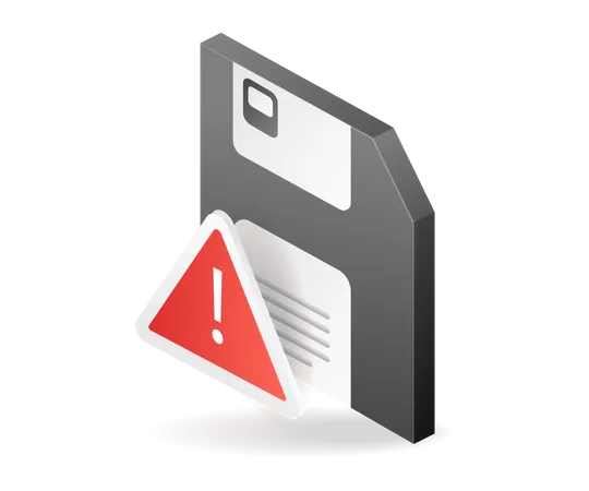 Disk error  Illustration