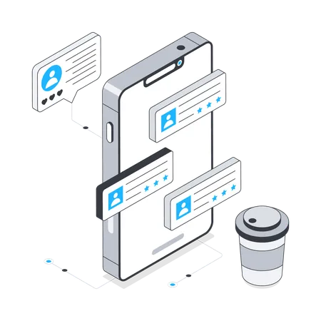 Diskussionsportal  Illustration