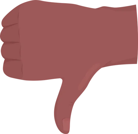 Dislike Thumb  Illustration